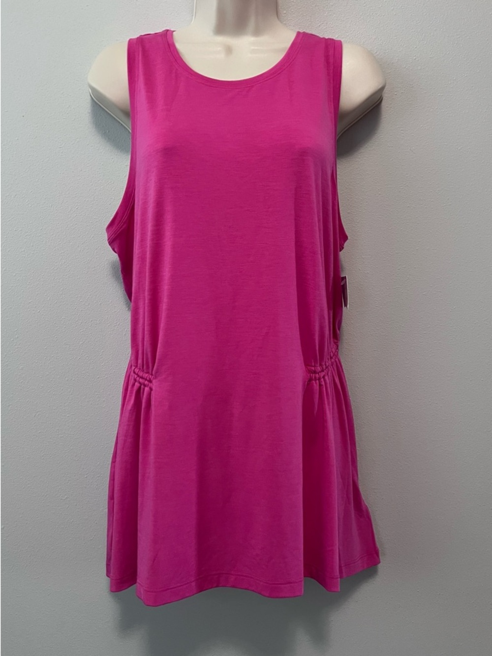 Athleta Pink Air Out Cinch Tank Size XL  NWT!
